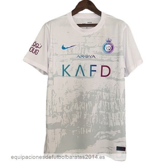 Nuevo Tailandia 3ª Camiseta Al Nassr 23/24 Blanco Baratas